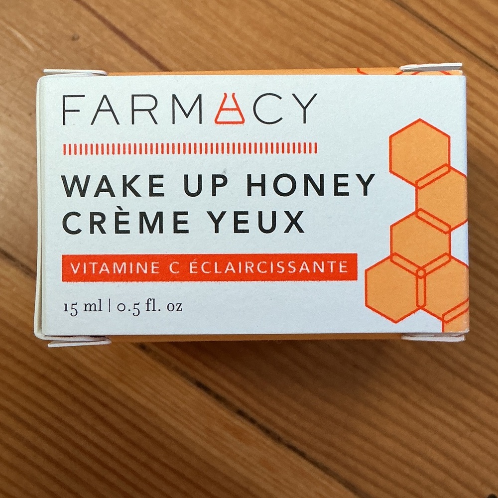 Farmacy Wake Up Honey Eye Cream - White and Orange
